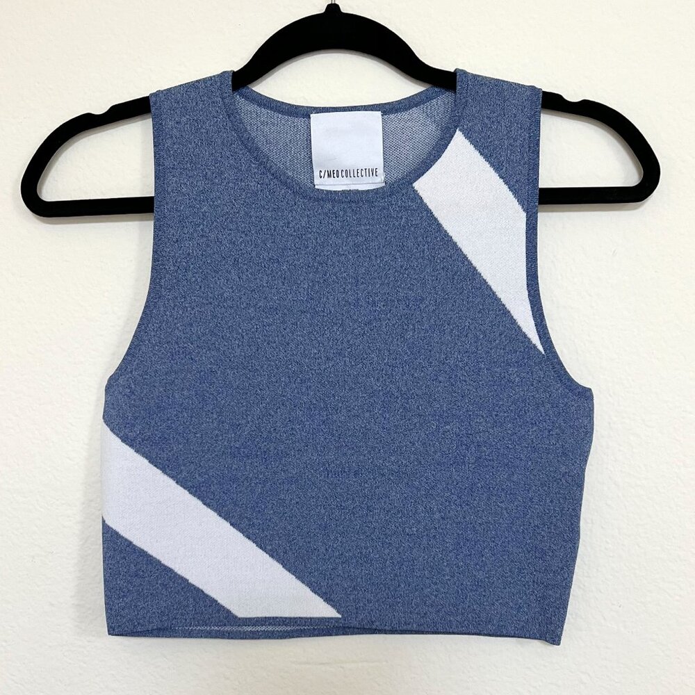 C/meo Collective Stretchy Crop Top, Size S